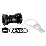 CUVETTE INTEGRE BOITIER  VTT-ROUTE A EMBOITER-PF30 386 EVO BLACKBEARING ROULEMENT CERAMIQUE BOITE DE 68-92 DIAM 46 POUR AXE 24 ET 24-22MM (ADAPTATEUR GXP) (COMPATIBLE SRAM)  - CLE MONTAGE INCLUSE-