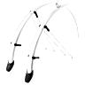 GARDE BOUE CITY-VTC TRINGLES 28'' EUROFENDER RAPIDO 46MM ARGENT (PAIRE) AVEC FIXATION RAPIDO