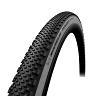 PNEU GRAVEL 700 X 57 MICHELIN POWER GRAVEL NOIR FLANC BEIGE TUBELESS READY TS (57-622)