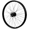 ROUE VTT - CARGO - VAE - E-BIKE - LONGTAIL DISQUE AXE TRAVERSANT 20" TRUCKY 30 TUBELESS READY AVANT NOIR MOYEU VELOX 6 TROUS (RENFORCE) JANTE 30C 36 RAYONS DIAMETRE 2.3-2.0MM -MAX LOAD 250KGS-