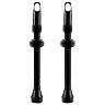 VALVE DE PNEU TUBELESS PRESTA VELOX ALU NOIR 60MM OBUS DEMONTABLE (VENDU A LA PAIRE SUR CARTE) COMPATIBLE BOSCH