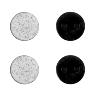 PLAQUETTE DE FREIN TROTTINETTE COMPATIBLE XIAOMI PRO (RESINE 2MM DIAM 21 MM) (VENDU PAR 2 PAIRES)  -SELECTION P2R-