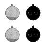 PLAQUETTE DE FREIN TROTTINETTE CT005-R COMPATIBLE XIAOMI PRO (RESINE 2.3MM DIAM 21 MM) (VENDU PAR 2 PAIRES)  -SELECTION P2R-