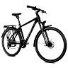 VELO MUSCULAIRE VTC 28 LEADER FOX ESPIRIT 2025 HOMME NOIR 9V CADRE ALU 22,5 POUCES (TAILLE ADULTE 190 à PLUS)