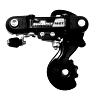 DERAILLEUR ROUTE ARRIERE SUNRACE  6-7V. CHAPE COURTE A VIS (COMPATIBLE SHIMANO)