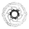 DISQUE DE FREIN VTT CENTERLOCK SHIMANO RT10  ACERA 160MM POUR PLAQUETTE RESINE AVEC CONTRE ECROU