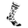 CHAUSSETTES-SOCQUETTES ETE GIST TRENDY SKULLS 38-42 ECOLOGIQUE - HAUTEUR 20CM (PAIRE)   -5863