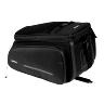 SACOCHE ARRIERE VELO BASIL MOVE NOIR AVEC SOUFFLET WATERPROOF EXTENSIBLE 10-26L FIXATION PORTE BAGAGE (L33X L24CMXH18CM) FIXATION SYSTEME MIK 2.0 (INCLUS)