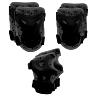 PROTECTION GENOUILLERES - COUDIERES ET POIGNETS DISNEY SPIDER MAN NOIR-ROUGE (KIT 6 PIECES) POUR VELO - ROLLER - SKATE