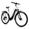 VELO ELECTRIQUE-VAE CITY 28 LEADER FOX BARNET 2025 FEMME VERT D'EAU 9V MOTEUR CENTRAL BAFANG M510 36V 95NM BATTERIE 20AH (18'' - H46CM - TAILLE M - POUR ADULTE DE 168CM à 178CM)
