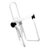 PORTE BIDON NEWTON N1 ALU BLANC AVEC PASTILLES ANTI-VIBRATION (SUR CARTE)