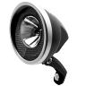 ECLAIRAGE VELO A DYNAMO AVANT SUR FOURCHE P2R HALOGENE 10 LUX ON-OFF (80MM) NOIR
