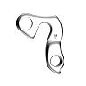 PATTE DE DERAILLEUR ALU MARWI BH-BIANCHI-FOCUS-ORBEA-VARIO-HAIBIKE-KTM... GH-013 COMPATIBLE LEADER FOX (VENDU A L'UNITE SUR CARTE)