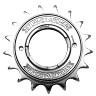 ROUE LIBRE  1V. SUNRACE - STURMEY ARCHER 17D. ARGENT CHAINE 3.30 - 1-2"X1-8" (EN BOITE)