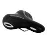 SELLE ROYAL LOOKIN LOISIR RELAXED EXTRA LARGE GEL VISIBLE AVEC PROTECTION LATERALE ET ELASTOMERE NOIR 260X228MM 830G