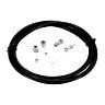 DURITE FREIN DISQUE NEWTON NOIR 2.5M (KIT COMPLETS AVEC FIXATIONS POUR 2 ETRIERS) UNIVERSEL POUR SHIMANO ET AUTRE FREIN - GAINE HYDRAULIQUE -