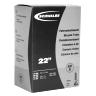 CHAMBRE A AIR VELO 550 X 28-35A - 22" SCHWALBE VALVE STANDARD TOUT ALU (44-484 à 37-501) (AV8)