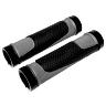 POIGNEE CITY-VTT NEWTON BI-MATIERE NOIR-GRIS DOUBLE COLLIER CHC NOIR L130MM (PAIRE)