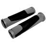 POIGNEE VTT NEWTON BI-MATIERE GRIS-NOIR L130MM (PAIRE)
