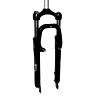 FOURCHE VTT 26 \" ZOOM 386MLO A RESSORT NOIR REGLABLE-BLOCABLE DEB. 60MM PIVOT LISSE 285MM 1\'\'1-8-28,6 EXTERIEUR COMPATIBLE V-BRAKE-DISQUE