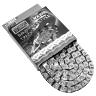 CHAINE VELO  1-3V. BMX YBN DEMI-MAILLON NICKEL TEFLON 100 MAILLONS (FIXIE - SINGLESPEED)