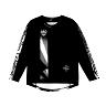 TROY LEE DESIGNS SPRINT JERSEY, FULL PULL, BLACK, YOUTH L, L, YOUTH