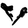 LEVIER-MANETTE ROUTE PATIN MICROSHIFT  7V. TRIPLE ALU NOIR COMPATIBLE SHIMANO (PAIRE SACHET POUR ATELIER)