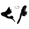 LEVIER-MANETTE ROUTE PATIN CAMPAGNOLO 10V. VELOCE NOIR DOUBLE AVEC TRANSMISSIONS (PAIRE)