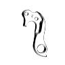 PATTE DE DERAILLEUR ALU MARWI CUBE GH-085 (VENDU A L\'UNITE SUR CARTE)