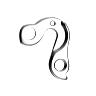 PATTE DE DERAILLEUR ALU MARWI FELT GH-090 (VENDU A L'UNITE SUR CARTE)