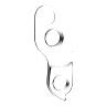 PATTE DE DERAILLEUR ALU MARWI DIVERS MODELES GH-102 (VENDU A L'UNITE SUR CARTE)