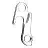 PATTE DE DERAILLEUR ALU MARWI BIANCHI-COMMENCAL-SUNN-GT...  GH-124 (VENDU A L'UNITE SUR CARTE)