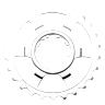 PIGNON 10V. MICHE POUR SHIMANO  26D. DERNIERE POSITION