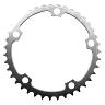 PLATEAU ROUTE 5BRA D.130 MICHE 39DTS INTERIEUR TYPE SHIMANO ARGENT 9-10V.