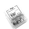 RONDELLE PLATE ACIER DIAM  4X10  (BLISTER DE 70)  (00821600)  -ALGI-