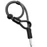 ANTIVOL VELO CABLE A BOUCLE AXA RLS POUR FER A CHEVAL PLUG CABLE DIAM 10MM L1.15M (PROFONDEUR PLUG 35MM DIAM 10MM)