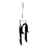 FOURCHE VTT 20 \" M-W A SUSPENSION DISQUE + V-BRAKE ACIER RESSORT-ELASTOMERE NOIR DEB. 50MM PIVOT (220-130MM) FILETE 1\"-22,2 INTERIEUR