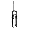 FOURCHE VTT 26 " M-W A SUSPENSION ACIER RESSORT-ELASTOMERE POUR V-BRAKE ET DISQUE NOIR DEB. 50MM PIVOT (230-100MM) FILETE 1"1-8-25,4 INTERIEUR