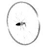 ROUE VTC PATIN BLOCAGE 700 X 35 - 28" ALU ARRIERE MOYEU QC300 CASSETTE SHIMANO 10-9-8V 36 RAYONS JANTE 21C