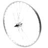 ROUE VTC - CITY PATIN 700 X 28 - 35 ARRIERE JANTE ET MOYEU ALU AXE PLEIN ROUE LIBRE 7-6V (VENDU AVEC ECROU 10X100) JANTE 19C