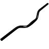 CINTRE VTT DEMI RELEVE ALU NOIR MAT 25,4MM L610MM HAUTEUR 50MM