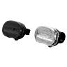 ECLAIRAGE VELO A PILE KIT SUR CINTRE-TIGE DE SELLE MARWI 404 TRILED NOIR LIVRE AVEC 2 PILES AAA  ET FIXATIONS
