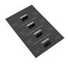 CONNECTEUR DE CHAINE VELO 10V. SRAM NOIR  (ATTACHE RAPIDE) (BLISTER DE 4 PIECES)